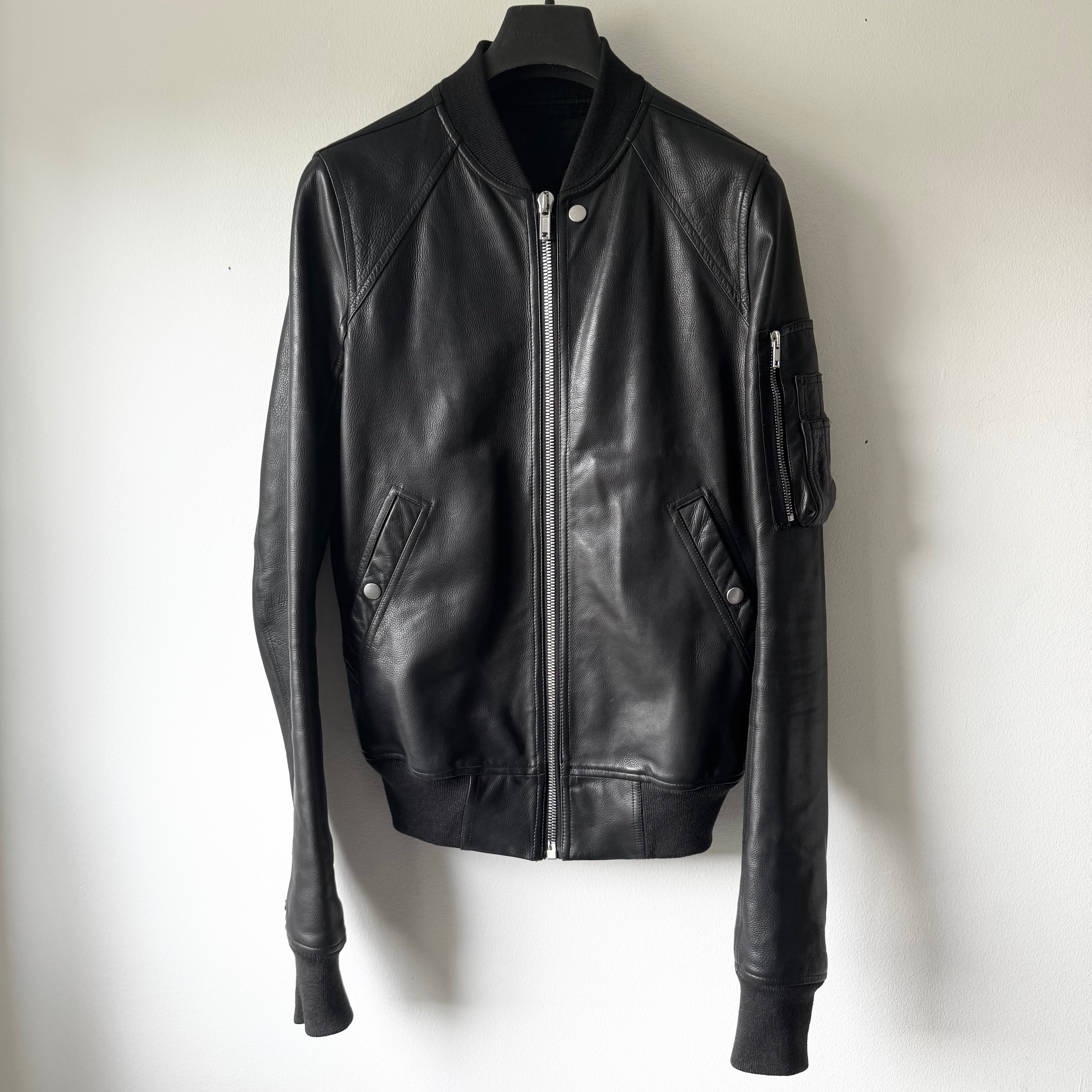 Rick Owens MA-1 ss Rick Owens - 美品 rick owens bauhaus ボンバー