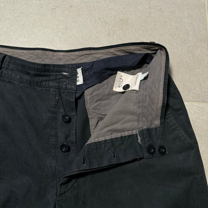 AW2001 Martin Margiela Wide Fit Cotton Canvas Pants