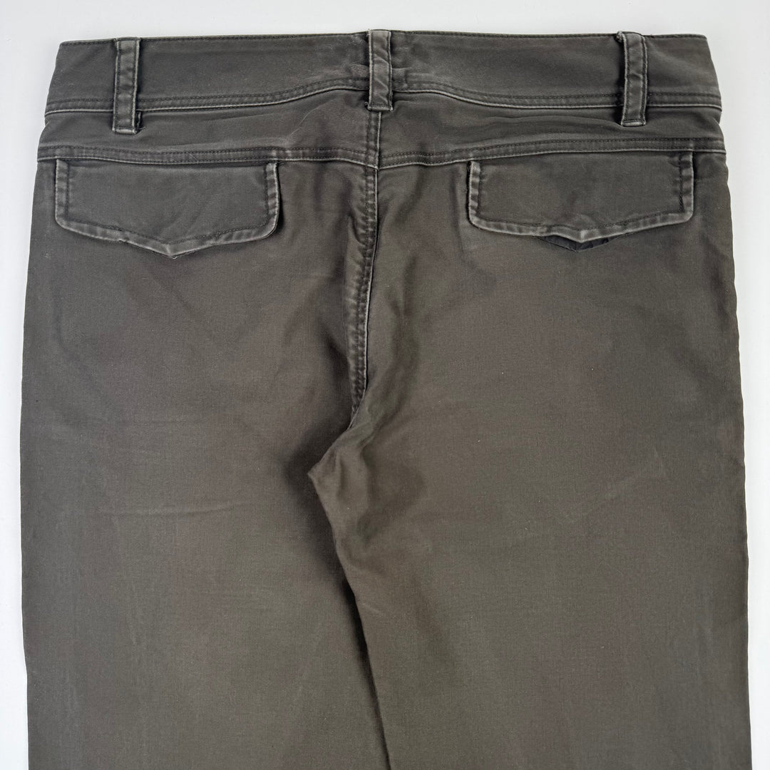 Gucci By Tom Ford SS2003 Olive Green Relaxed Straight Military Pants