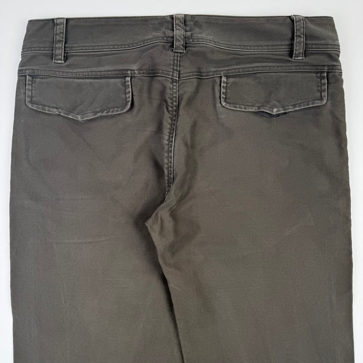 Gucci By Tom Ford SS2003 Olive Green Relaxed Straight Military Pants