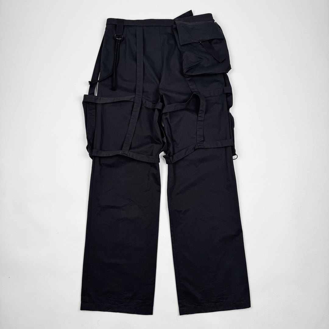 Raf Simons Archive Redux SS03 Consumed Parachute Bondage Cargo Pants