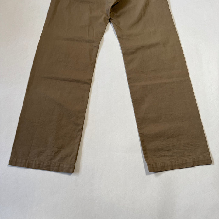 SS2002 Martin Margiela Khaki Cotton McQueen Pants