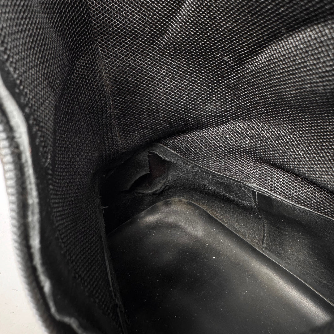 Prada FW1999 Black Patent Leather Square Toe Boots