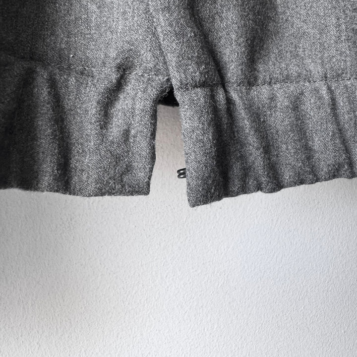 Dries Van Noten FW2007 Gray Cropped Wool Blazer Jacket