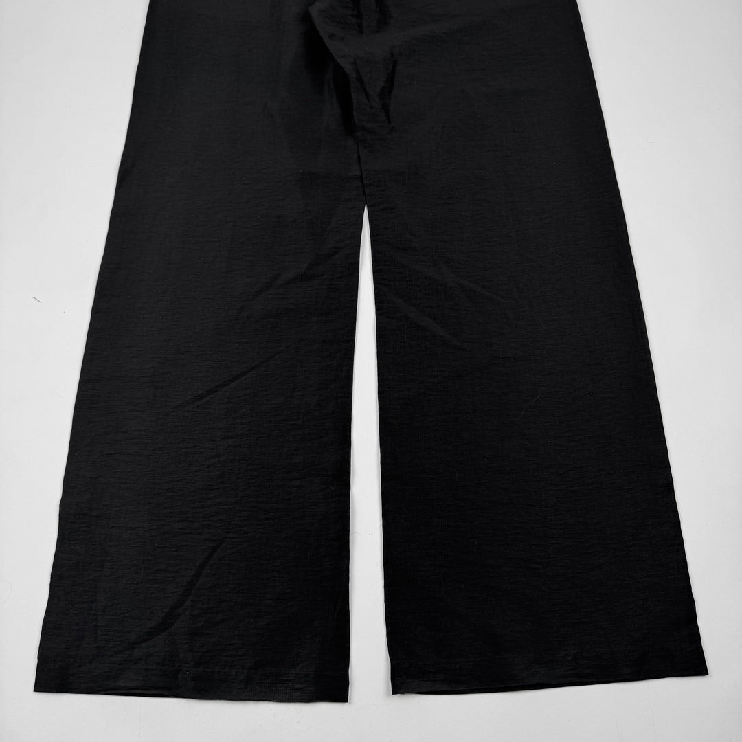 Rick Owens SS2023 Black Linen Relaxed Geth Pants