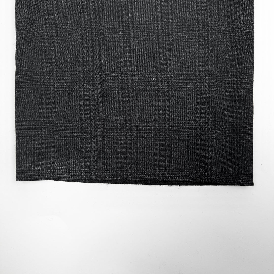 Miu Miu 2022 Checkered Prince Of Wales Pleated Fine Wool Pants