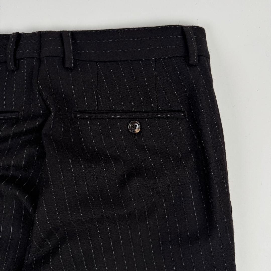 Gucci By Tom Ford 1990’s Gray Pinstripe Tailored Straight Suit Trousers