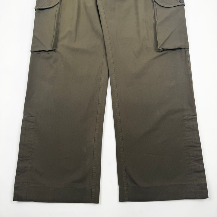 Gucci By Tom Ford SS2003 Olive Green Relaxed Military Cargo Pants