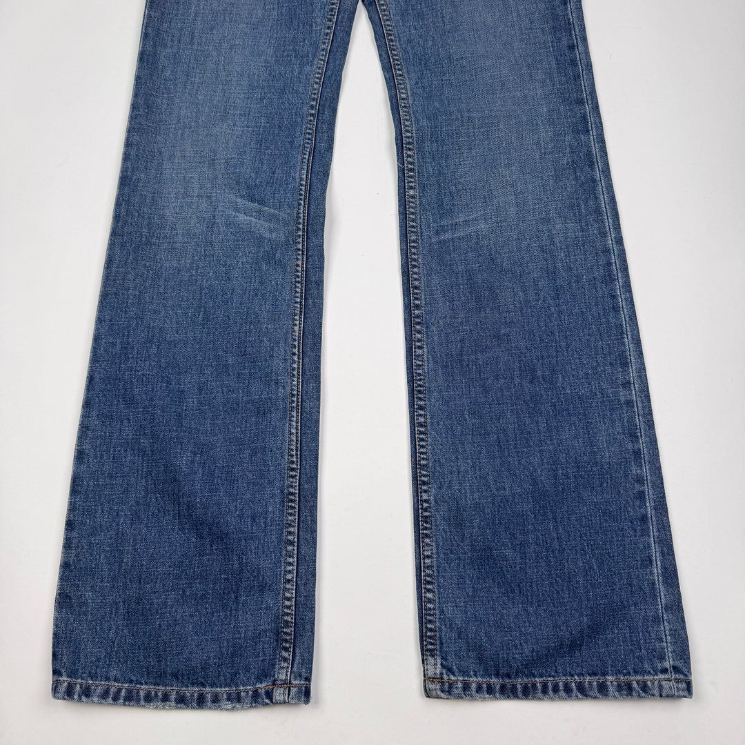 Prada 2006 Blue Washed ”Regular Fit” Bootcut Jeans