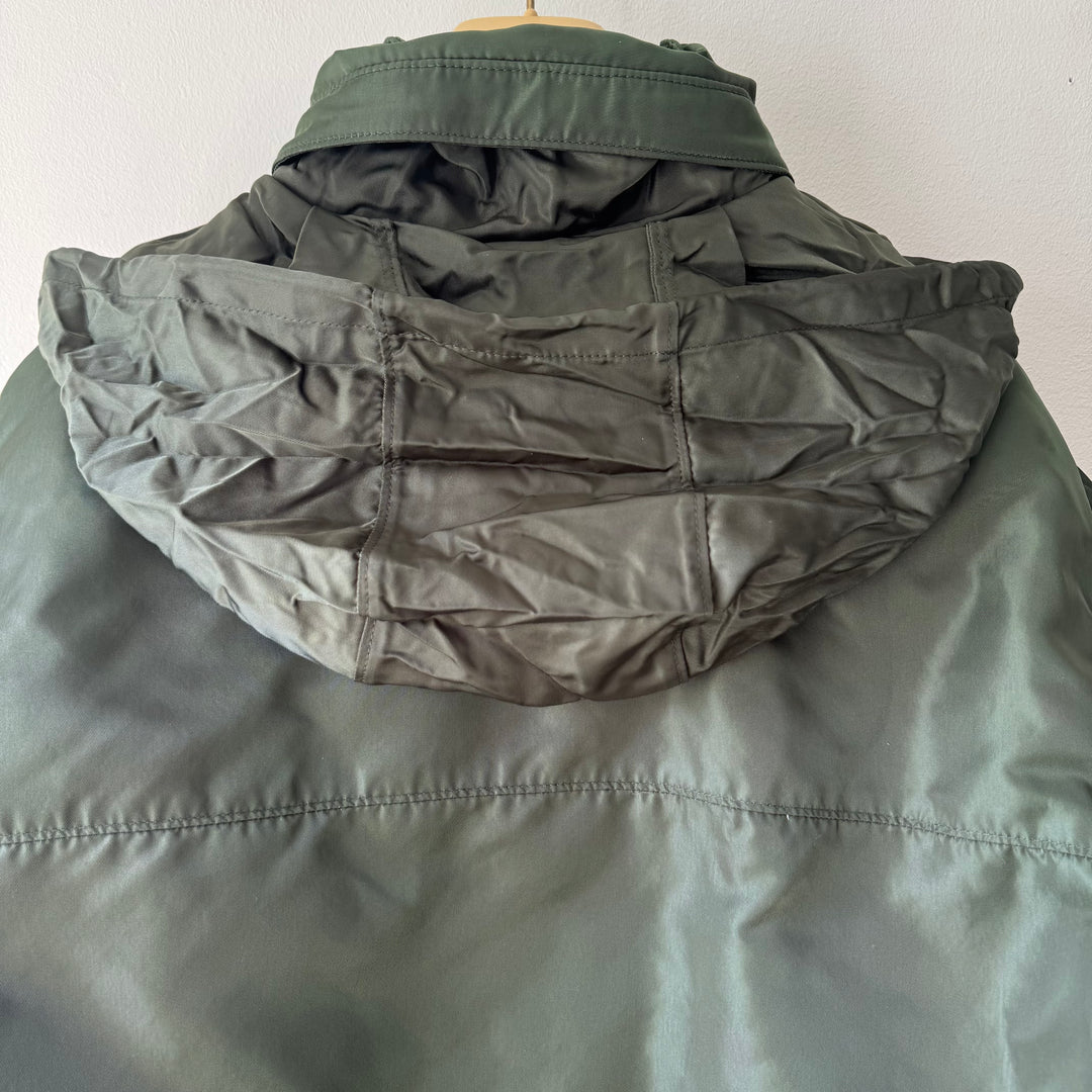 Gucci By Tom Ford FW1998 Cold Olive Double Zip Down Puffer Jacket