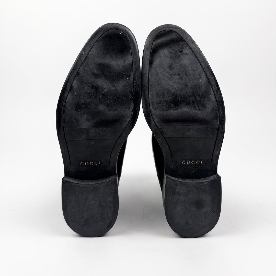 Gucci By Tom Ford 1990’s Black Leather Rider/Biker Boots