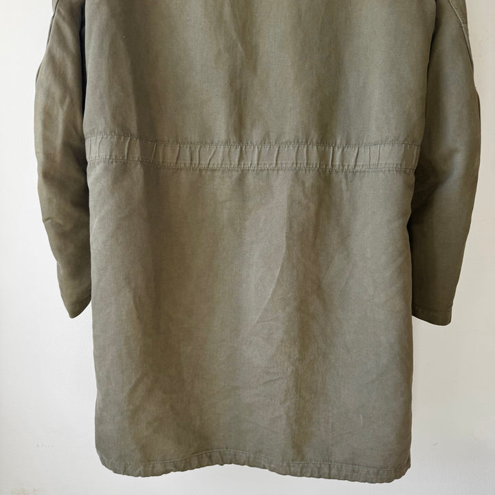 AW2008 Martin Margiela Army Green Fleece Lined Military Parka