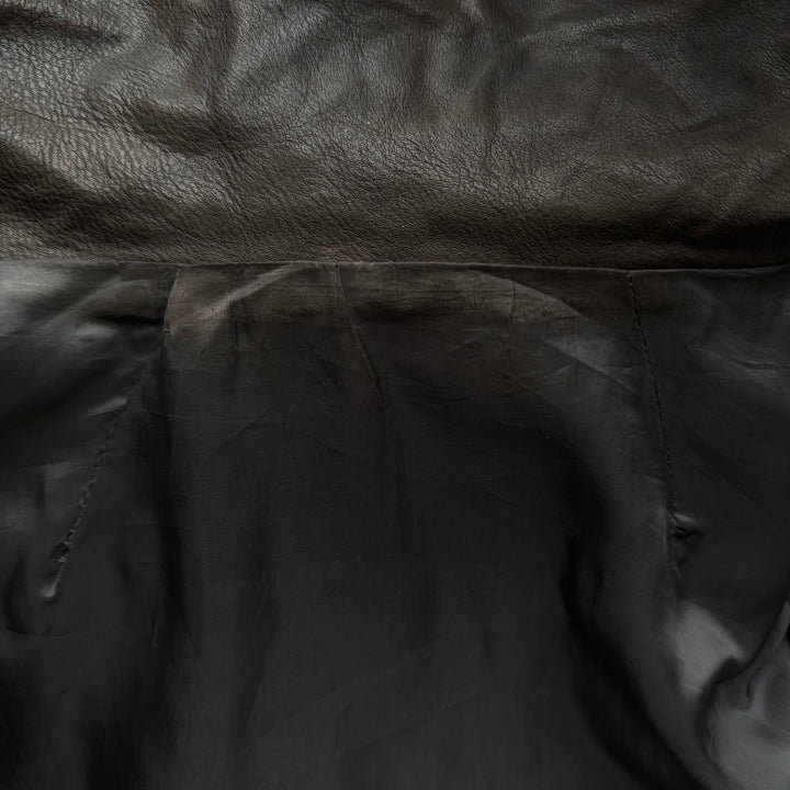 Rick Owens FW2009 Dust Bauhaus Pebbled Calf Leather Jacket