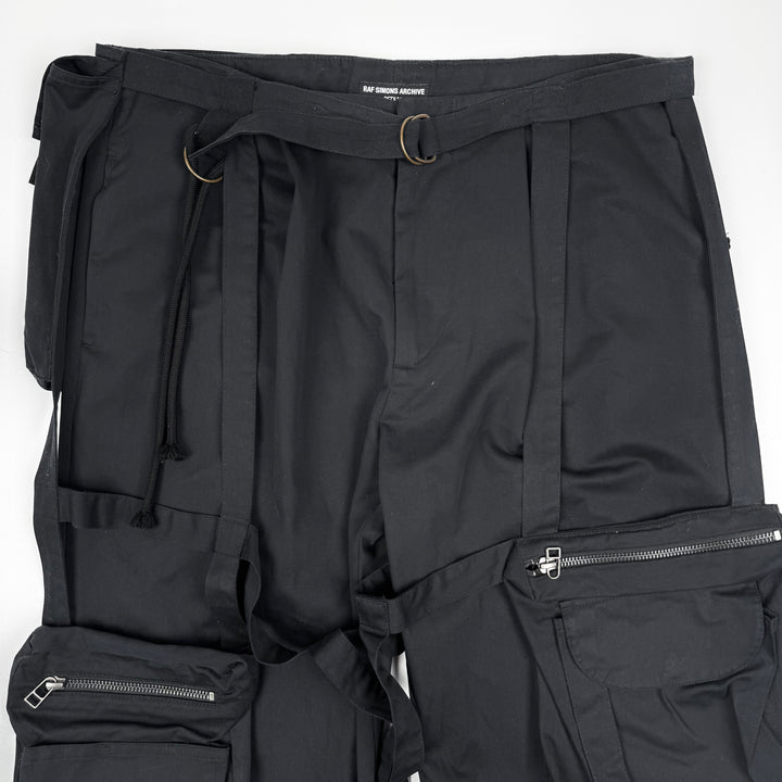 Raf Simons Archive Redux SS03 Consumed Parachute Bondage Cargo Pants