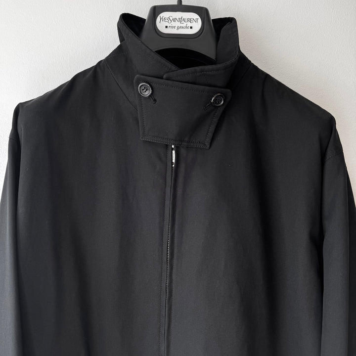 Yves Saint Laurent SS2010 Black Cotton Cropped Blouson Jacket