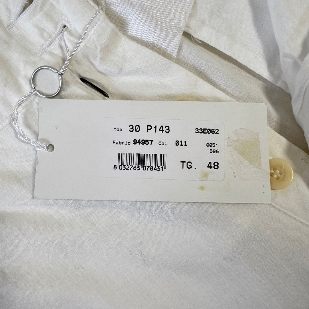 SS2005 Martin Margiela White Cotton Relaxed Straight Pants