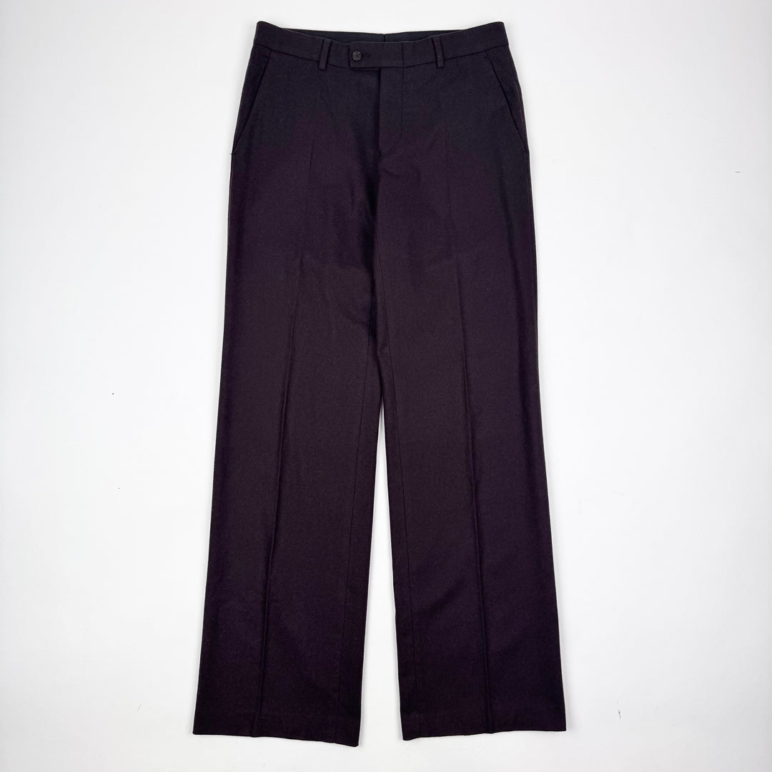 Gucci By Tom Ford 1990’s Brown Wool Flared Relaxed Suit Trousers/Pants