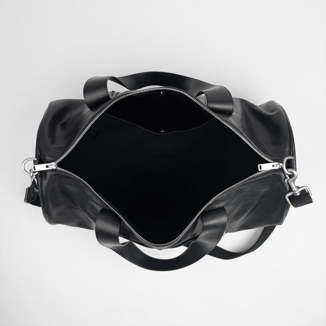 Saint Laurent By Hedi Slimane FW2014 Black Studded Leather Weekender Gym Bag