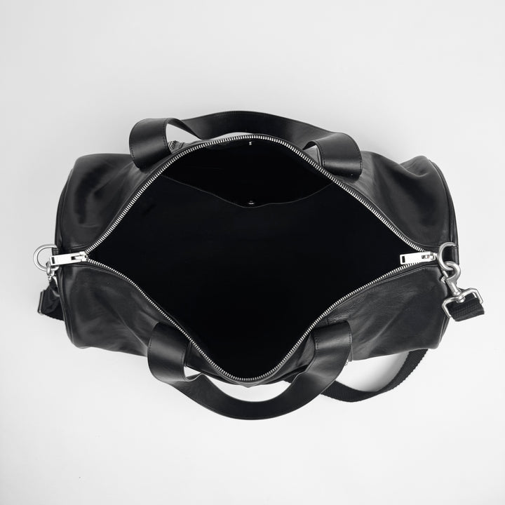 Saint Laurent By Hedi Slimane FW2014 Black Studded Leather Weekender Gym Bag