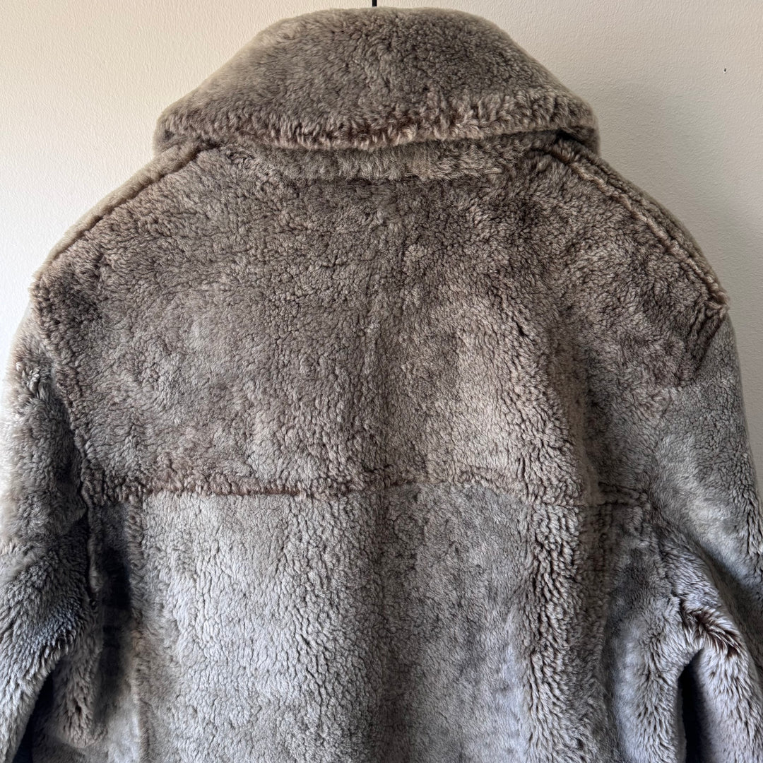 Gucci By Tom Ford FW1996 Oversized Heavy Shearling Leather Coat