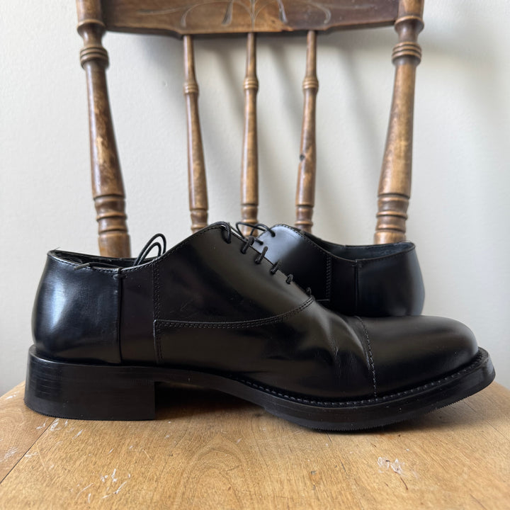 Miu Miu 1990’s Bi-Color Black/Brown Oxford Leather Shoes