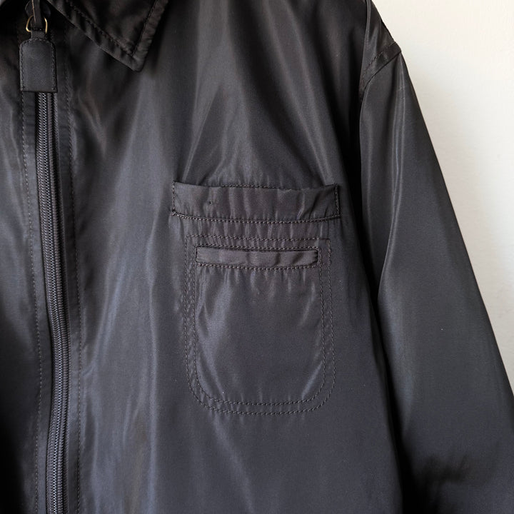 Prada FW1996 Brown Insulated Nylon Blouson Jacket