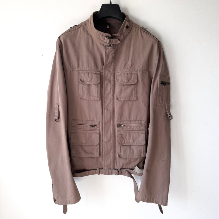 Dior Homme SS2006 Khaki Cotton M65 Military Safari Jacket