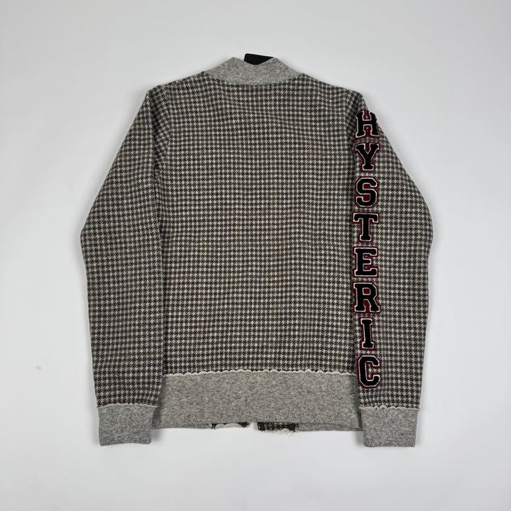 Hysteric Glamour Checkered Bomber Sweatshirt