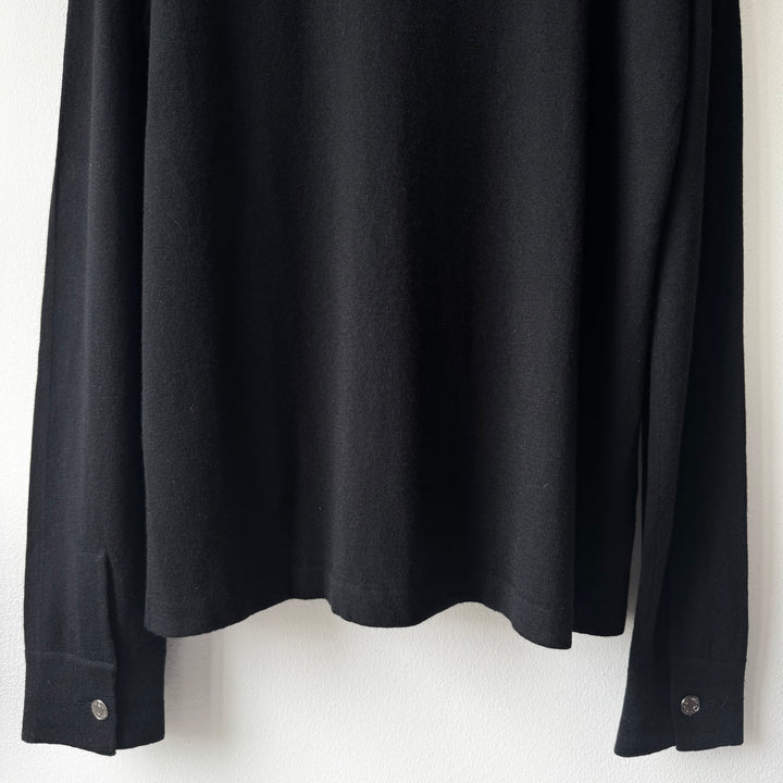 Hermes Cashmere/Silk Long Sleeve Polo Knit