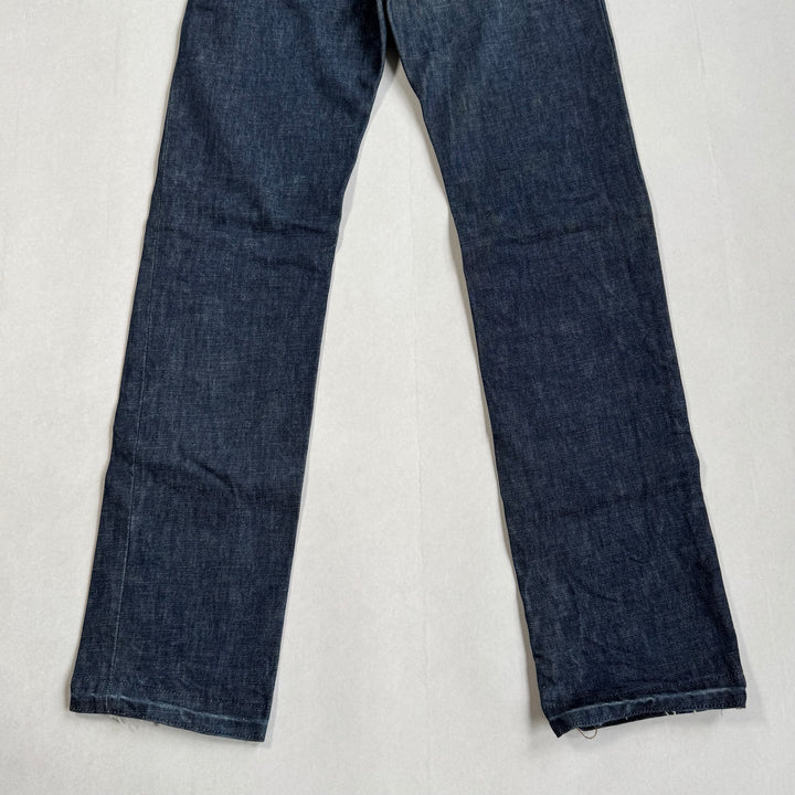 Helmut Lang 1999 Relaxed Cut Vintage Stained Denim