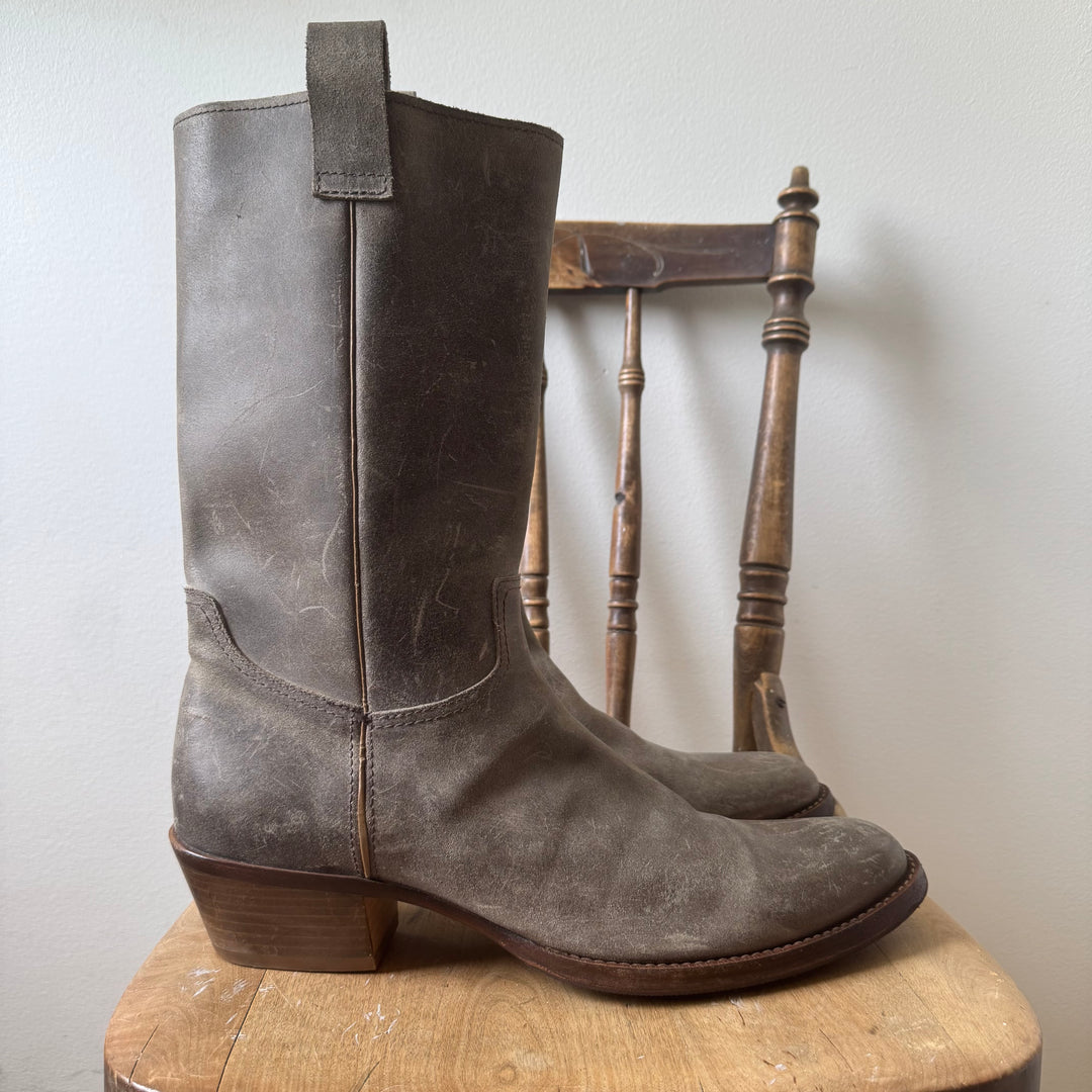 Miu Miu 2000's Vintage Effect Western Cowboy Boots