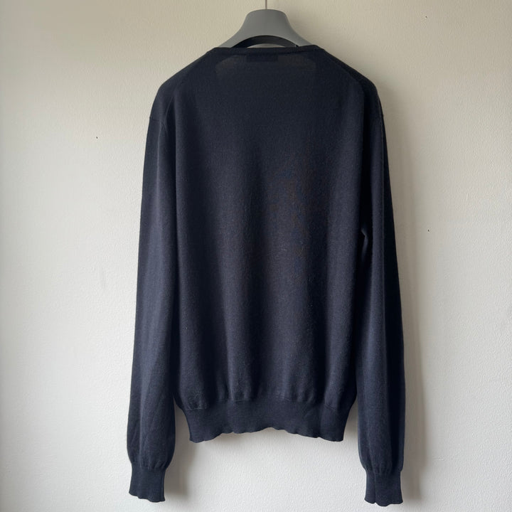 Prada FW2002 V-Neck Cashmere/Silk Knit Pullover