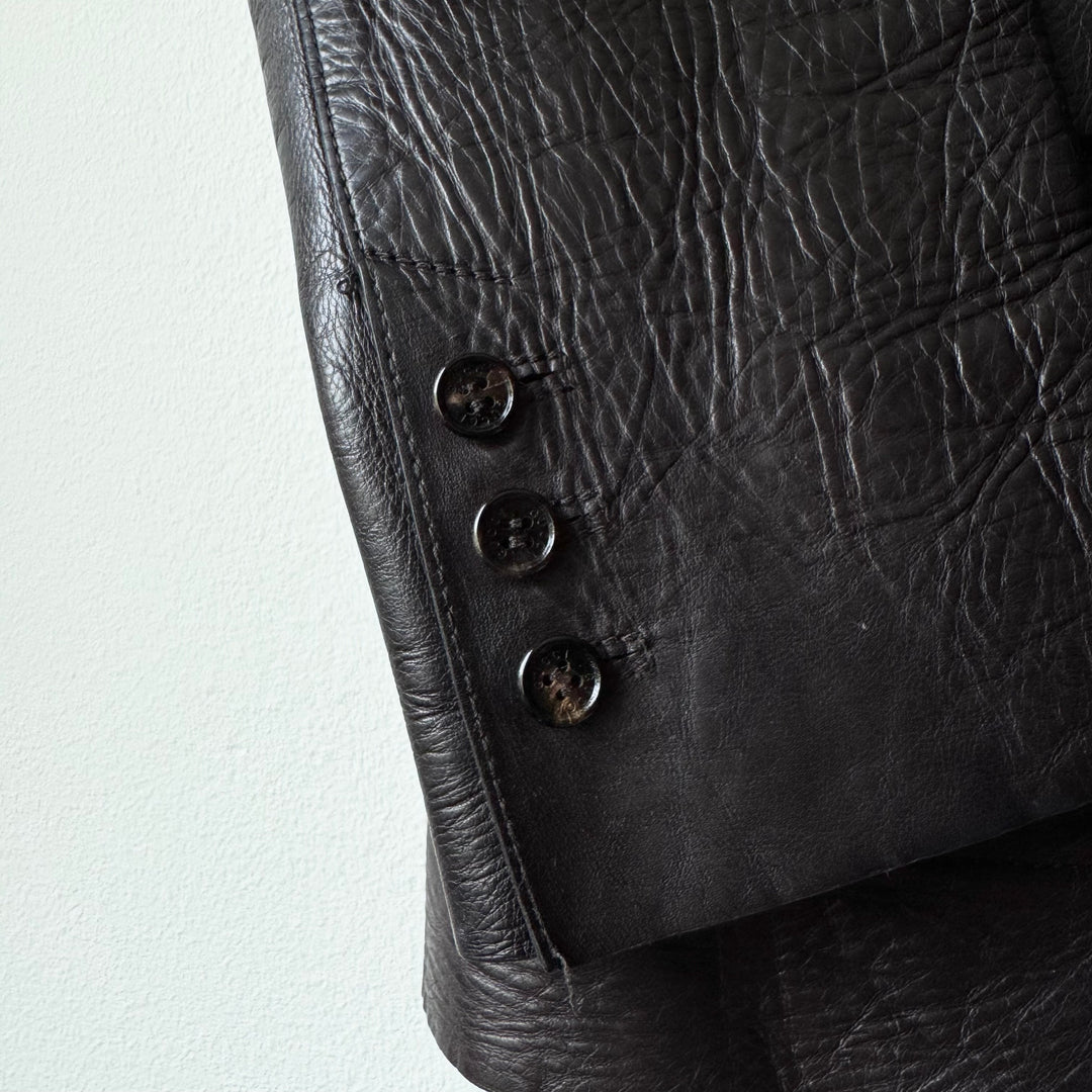 Gucci By Tom Ford FW1998 Brown Leather Blazer Jacket