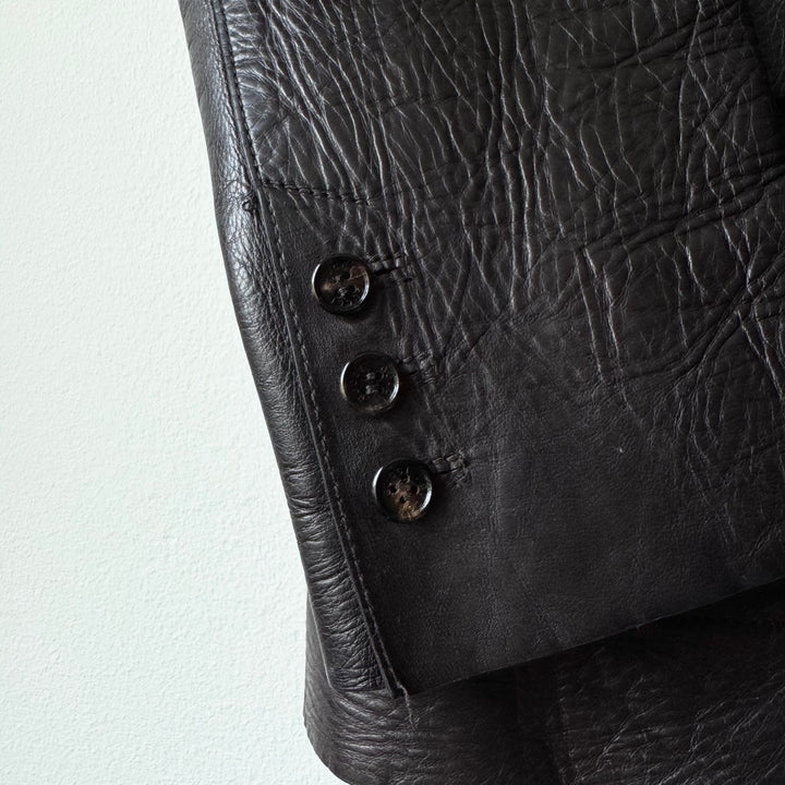 Gucci By Tom Ford FW1998 Brown Leather Blazer Jacket