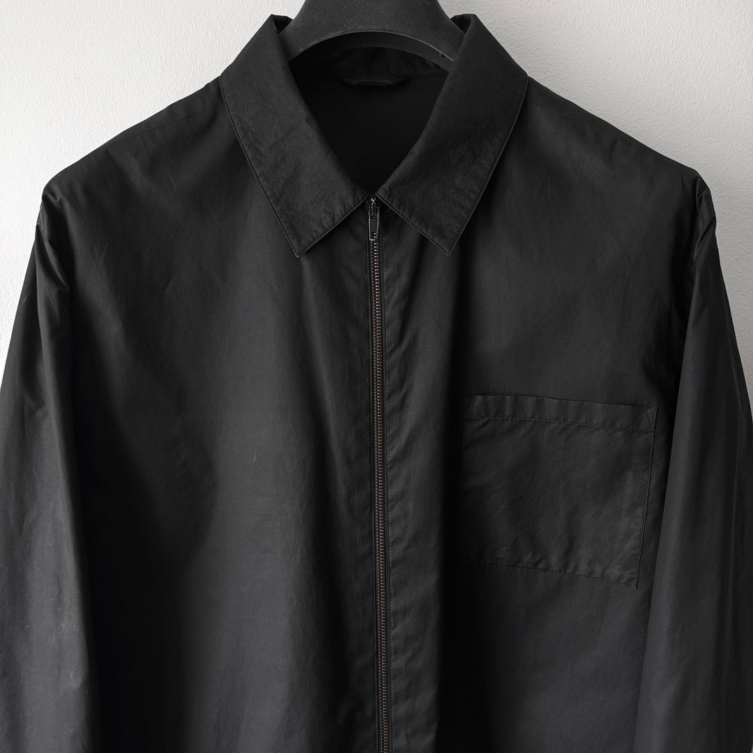 Helmut Lang SS1996 Black Cotton/Spandex 1-Pocket Blouson Jacket