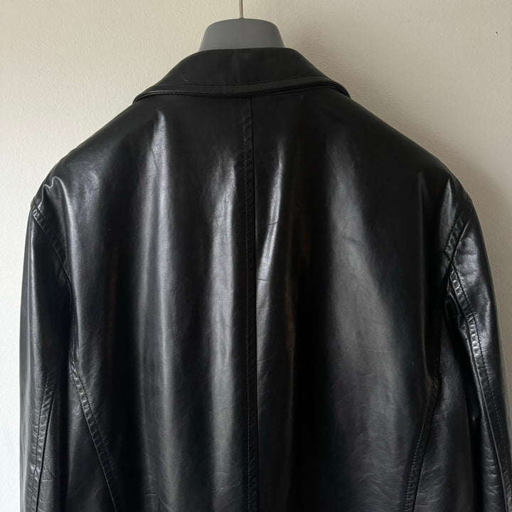 Prada FW1998 Mainline Leather Blazer Jacket