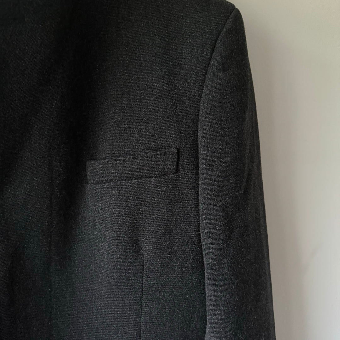 AW2004 Martin Margiela Dark Grey Wool Long-Coat