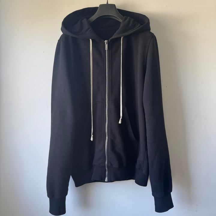 Rick Owens DRKSHDW FW22 Felpa Fleece Cotton Jason Zip-Up Hoodie