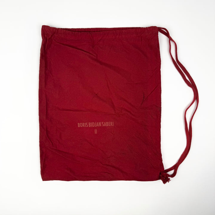 Boris Bidjan Saberi AW2015 Red Lamb Leather Bamba 2 High-Top Sneakers