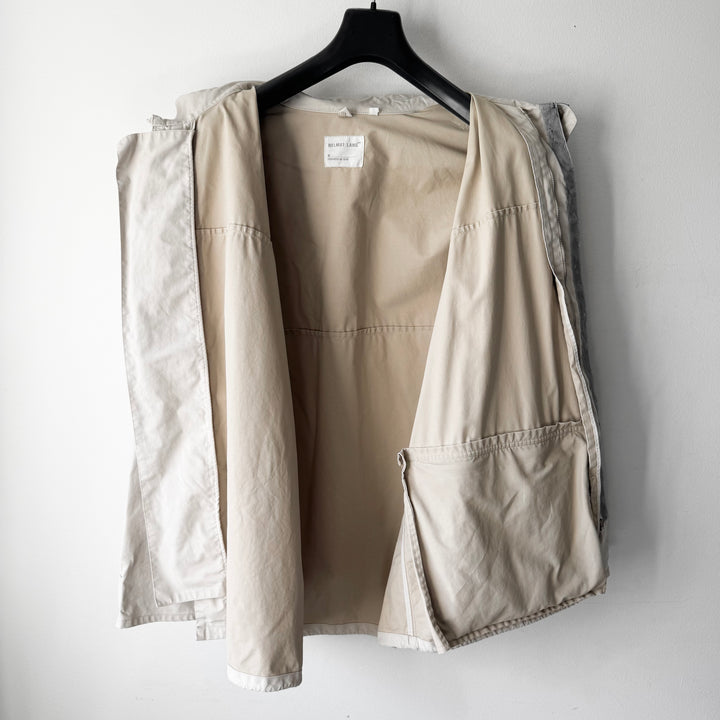 Helmut Lang SS1998 Ecru Cotton Military Jacket