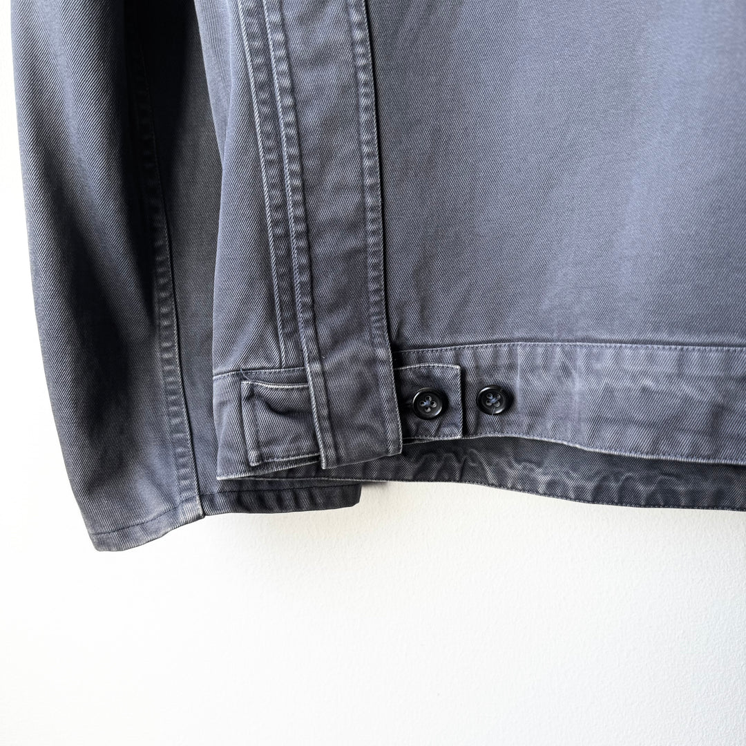 Jil Sander 2000's Gray/Blue Sun Faded Cotton Work Jacket