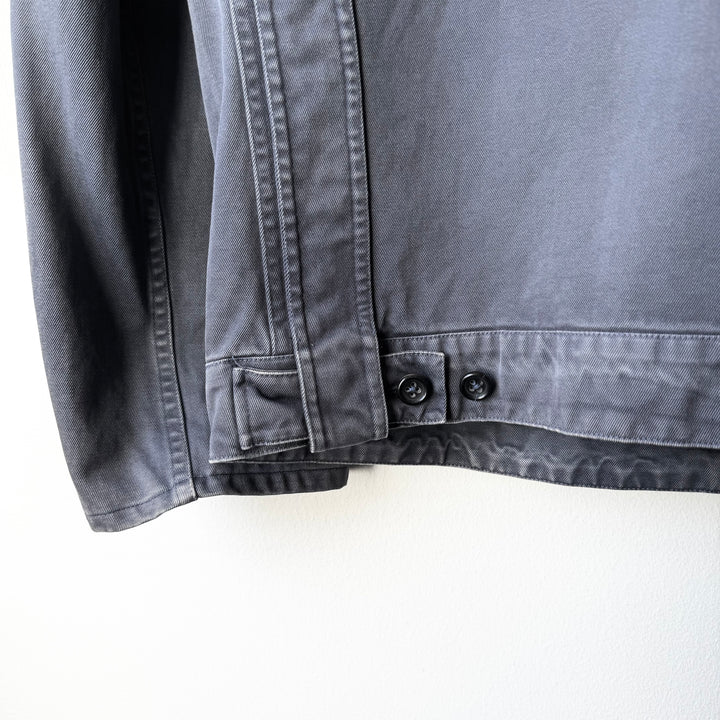Jil Sander 2000's Gray/Blue Sun Faded Cotton Work Jacket