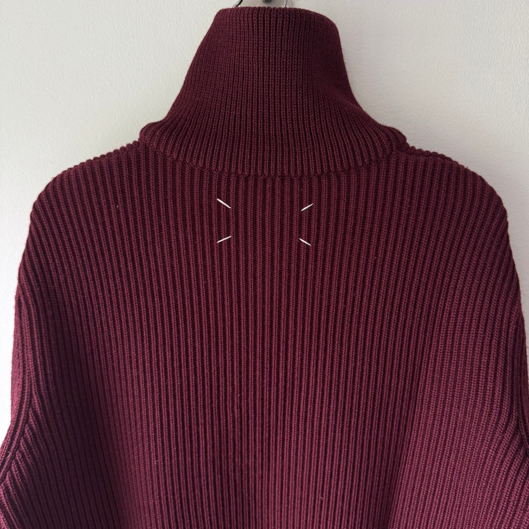 AW2002 Martin Margiela Wool Zip-Up Drivers/Truckers Knit