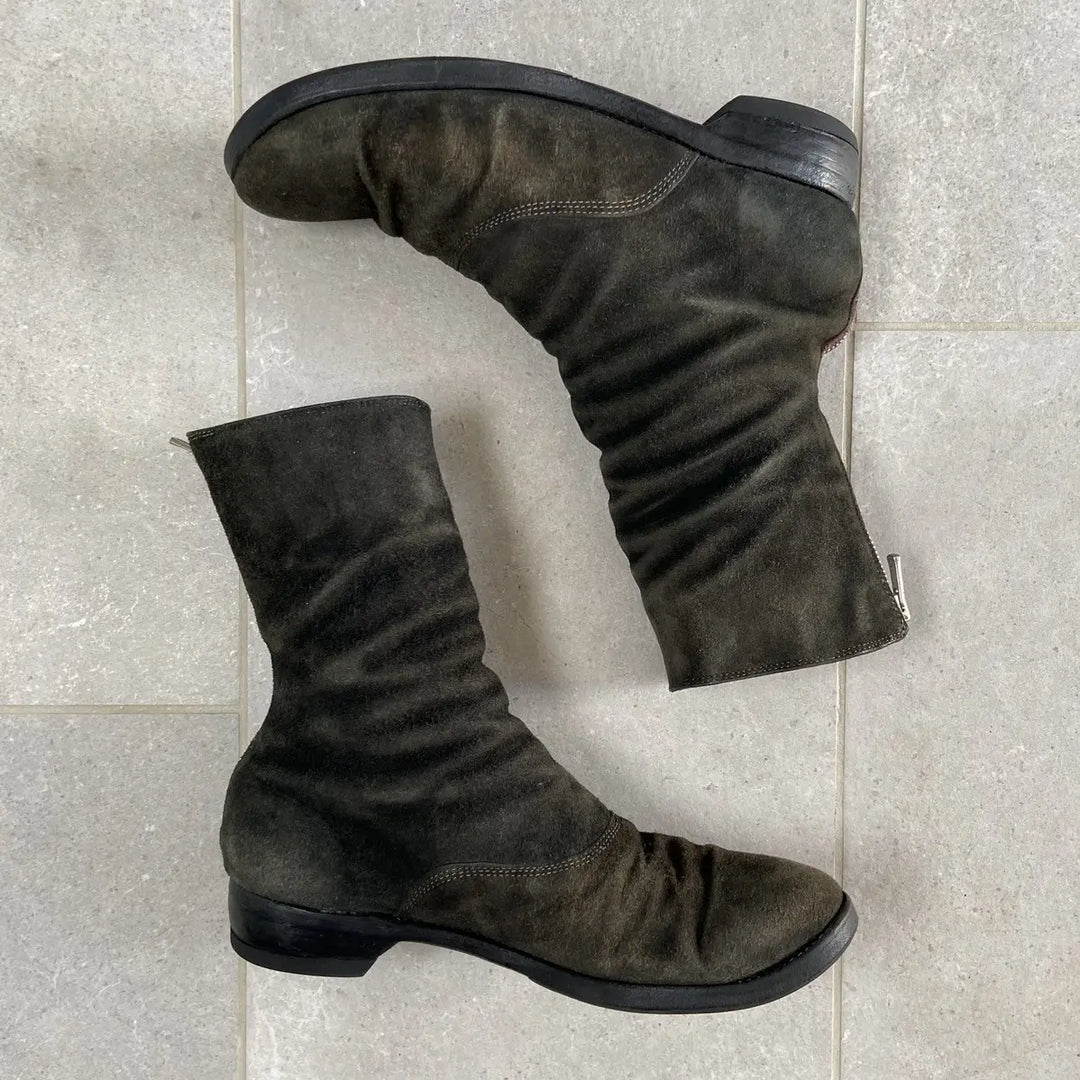 Guidi 311 Dust Suede Backzip Boots