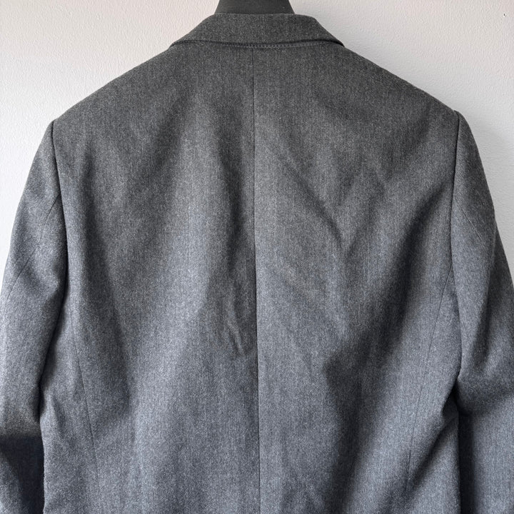 Dries Van Noten FW2007 Gray Cropped Wool Blazer Jacket
