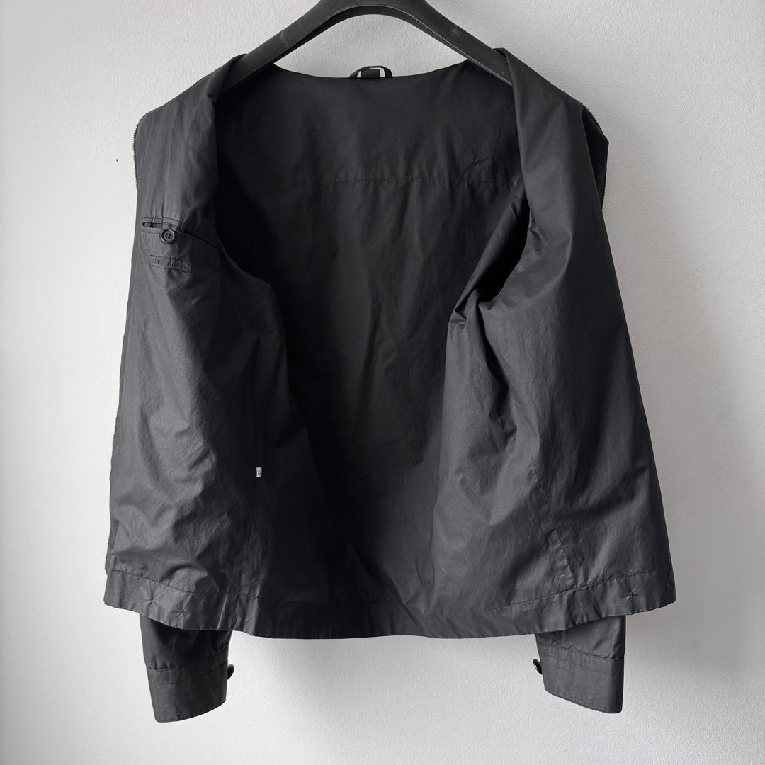 Helmut Lang SS1996 Black Cotton/Spandex 1-Pocket Blouson Jacket