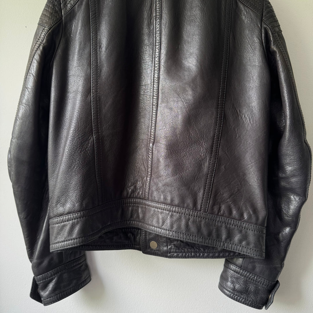 Gucci 2000's Moto Biker Nappa Leather Jacket