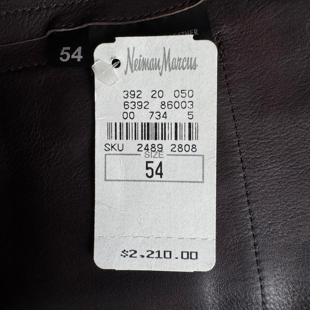 Gucci By Tom Ford FW2000 Brown Suede/Nubuck Cropped Blouson Leather Jacket