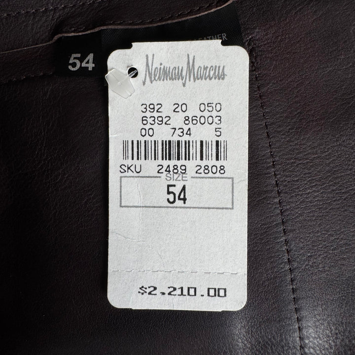 Gucci By Tom Ford FW2000 Brown Suede/Nubuck Cropped Blouson Leather Jacket