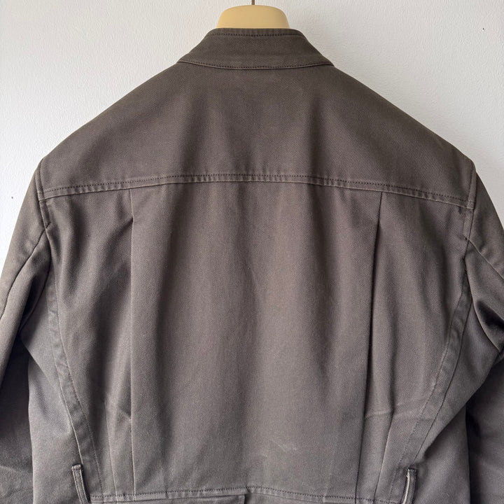 Gucci By Tom Ford SS2003 Brown Cotton Mandarin Collar Safari Jacket